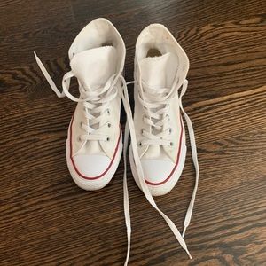 White converse high top